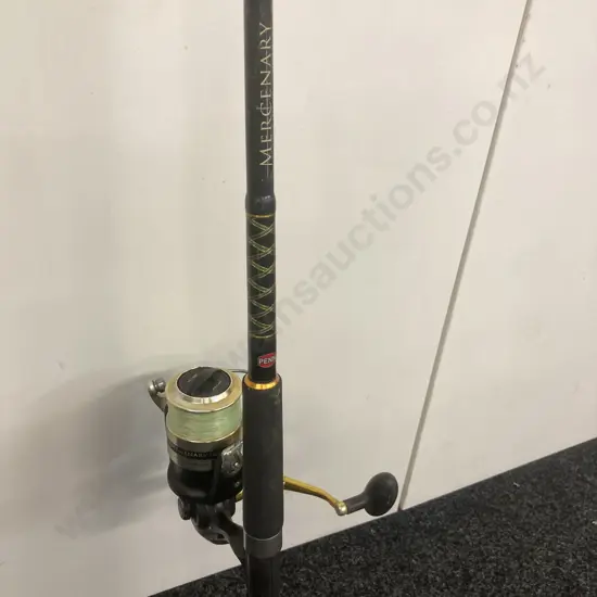 PENN Mercenary 750SW Reel (4+1 Bearing System) With 6'6" 2Pce 6-10Kg PENN Solid Tip Series Rod