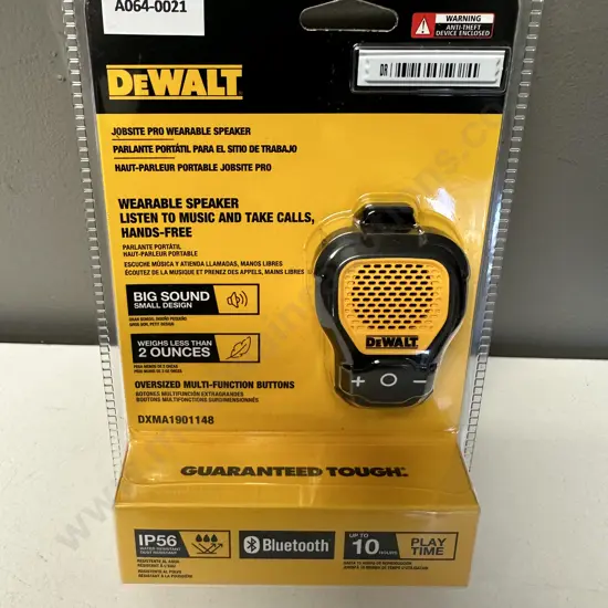 DeWalt Jobsite Pro Wearable Speaker