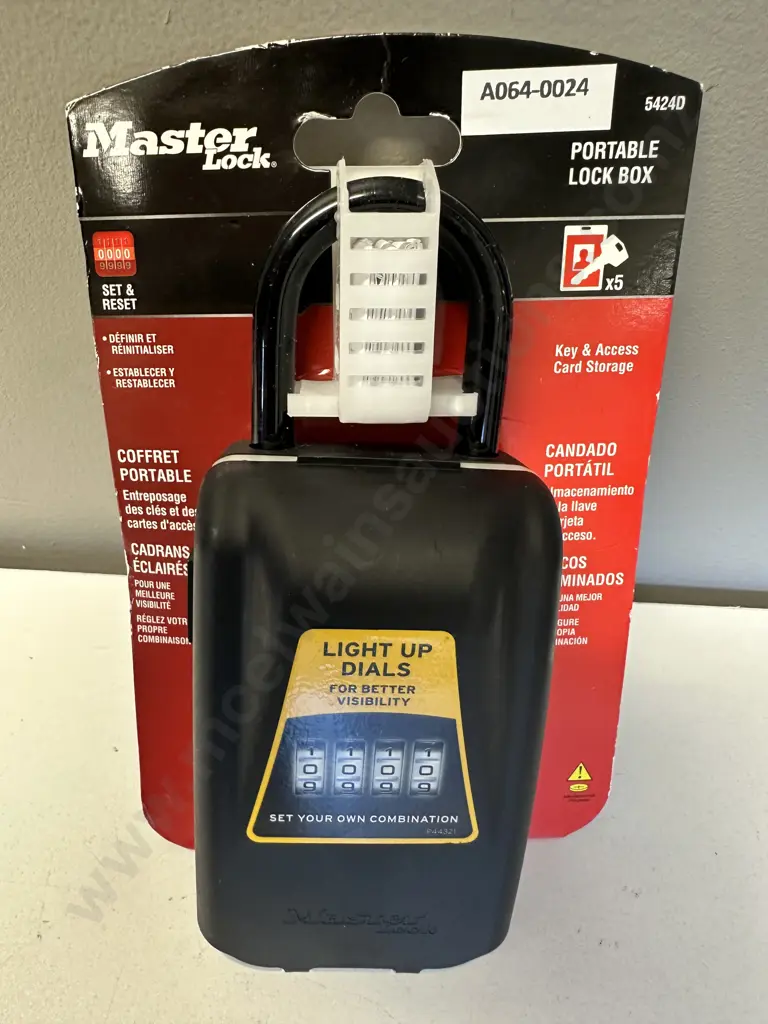 Master Lock Portable Lock Box 5424D Image 1++