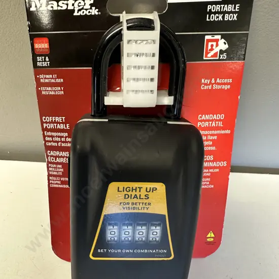 Master Lock Portable Lock Box 5424D