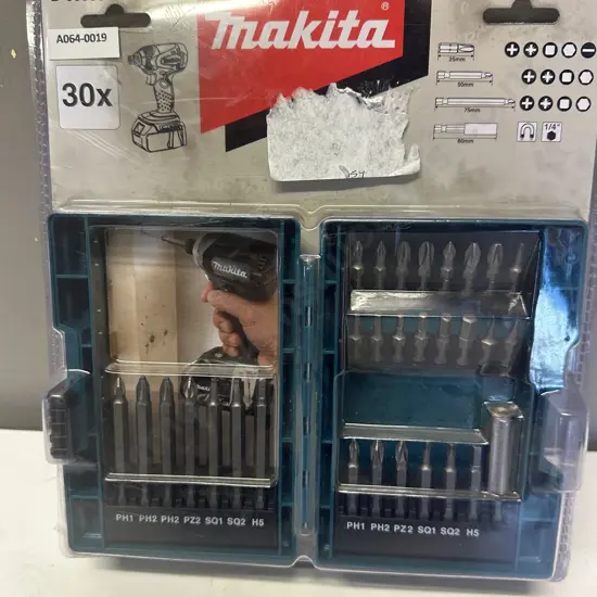 Makita Screwdriver Bit Set - 30Pce, B-68339