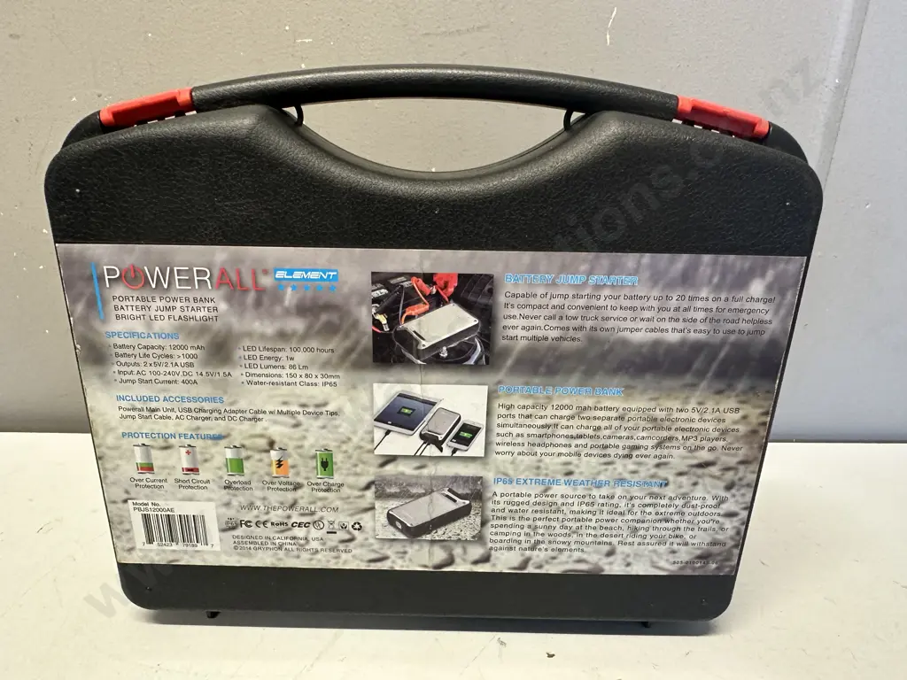 PowerAll Portable Power Bank Battery Jump Starter Image 1++