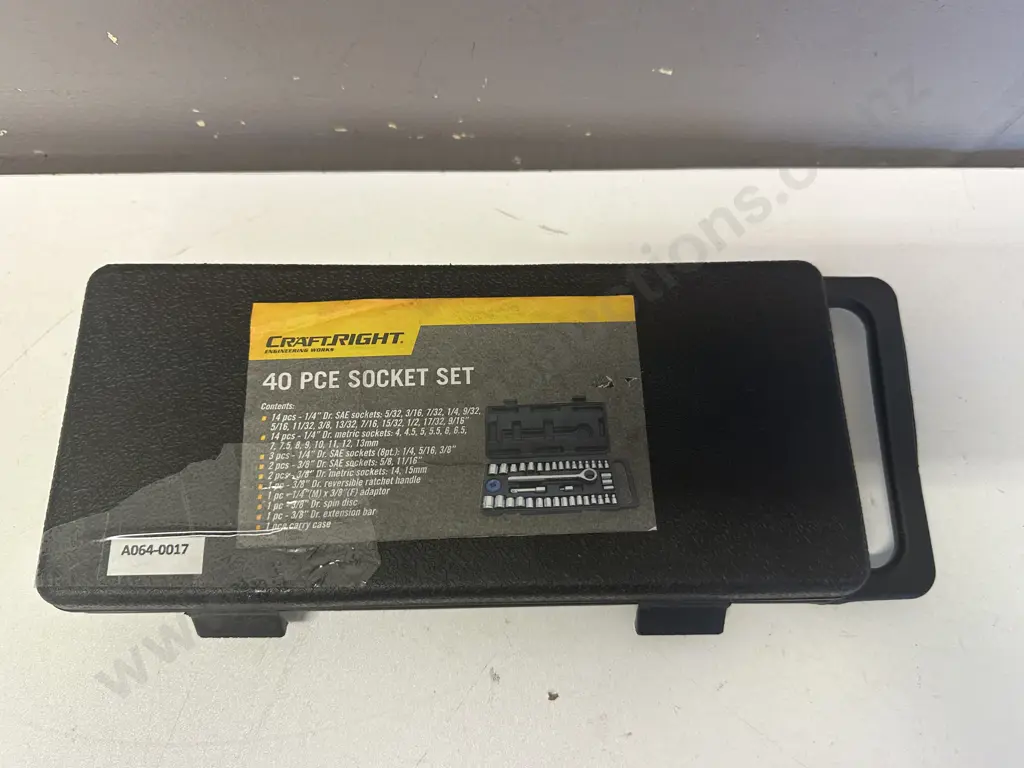 Craftright 40 Pce Socket Set (Piece Missing) Image 1++