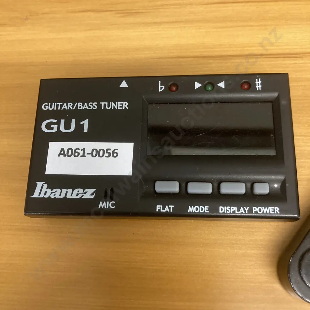 Pitchclip Tuner, Ibanez GU1 Tuner, Dunlop Pick Holder & Picks, Trigger Capo, Custom G02 Garment Leather Guitar Straps Image 1++