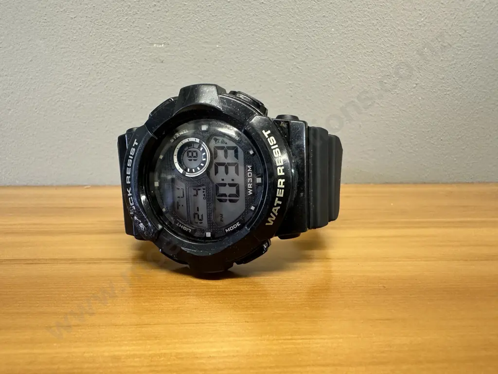 'G-Shock Look' Black Watch Image 1++