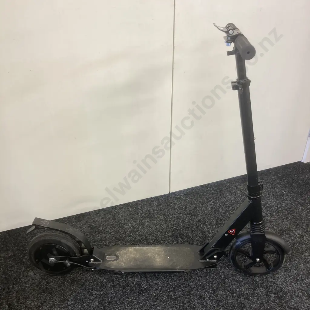 Black Folding Push Scooter Image 1++