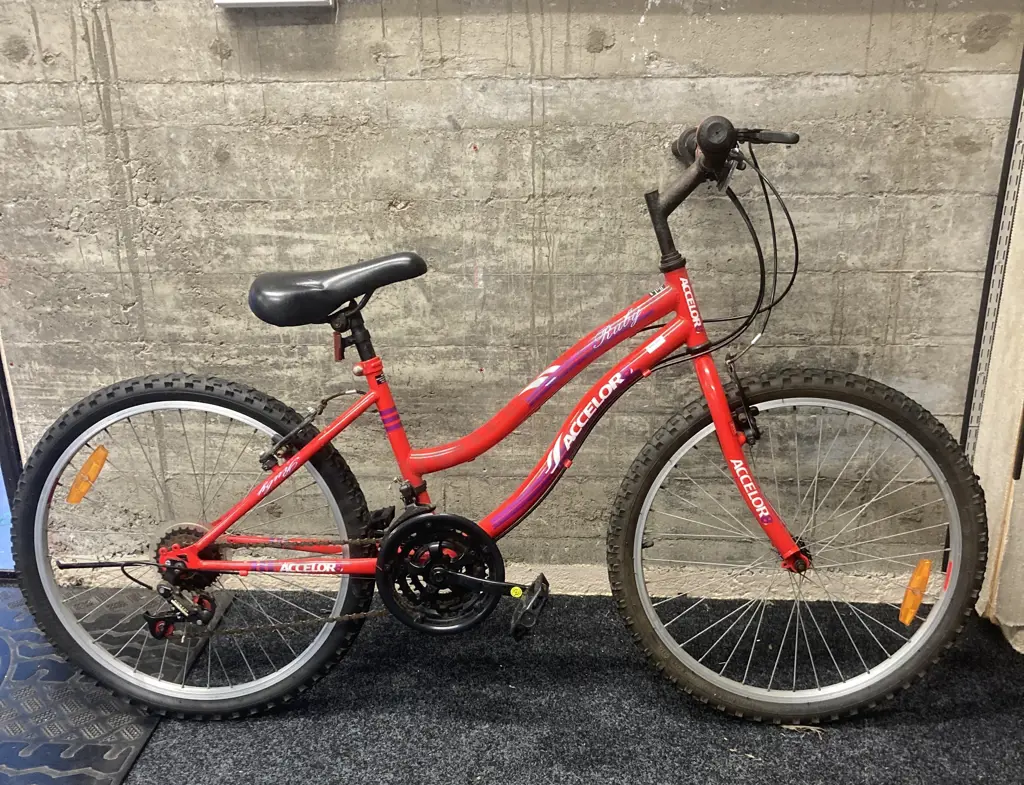 Red Accelor8 Ruby Bicycle Image 1++