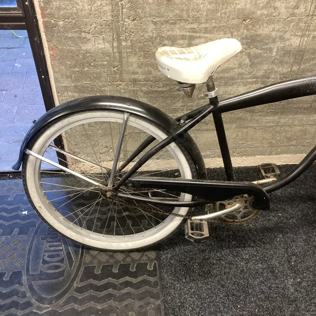 Black & Blue Colour Cruiser Bike Image 1++