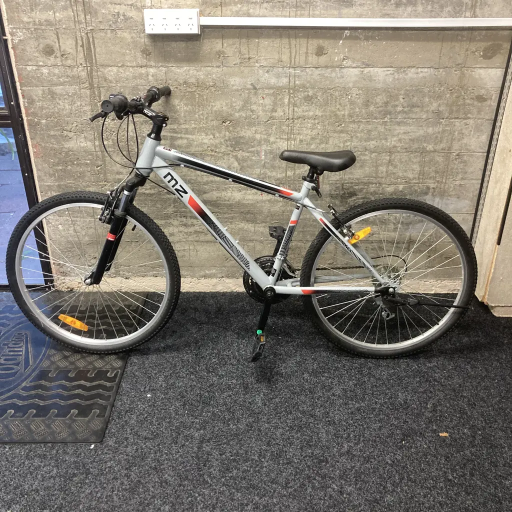 MZ Bike - Grey / Black / Red Colours Image 1++