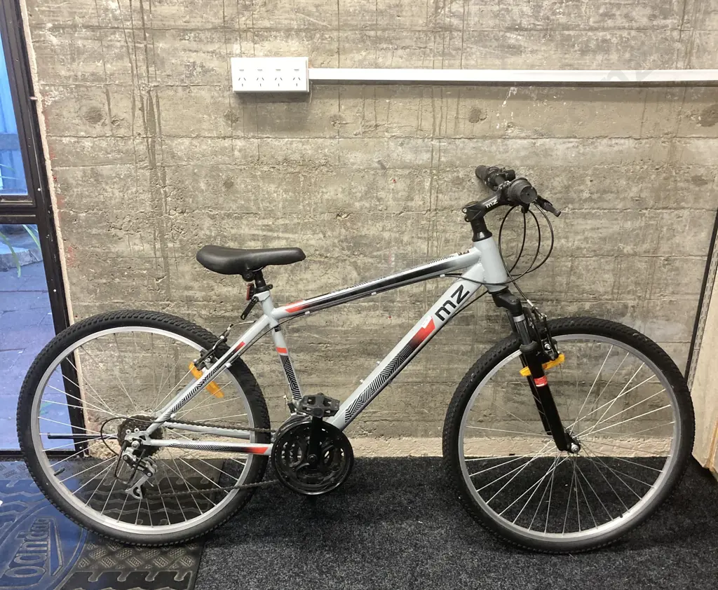 MZ Bike - Grey / Black / Red Colours Image 1++