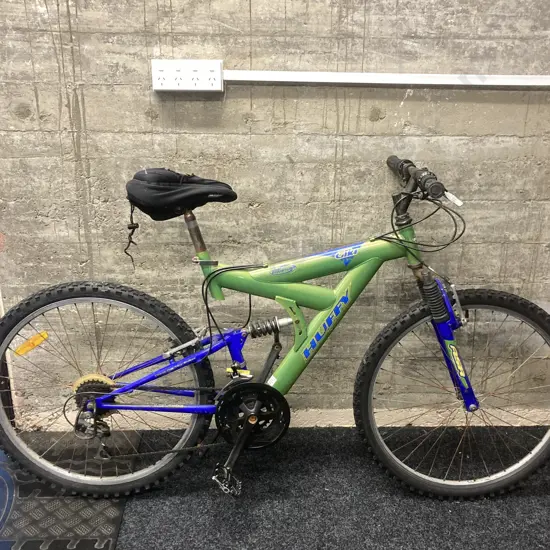 Huffy Branded Green / Blue Bike