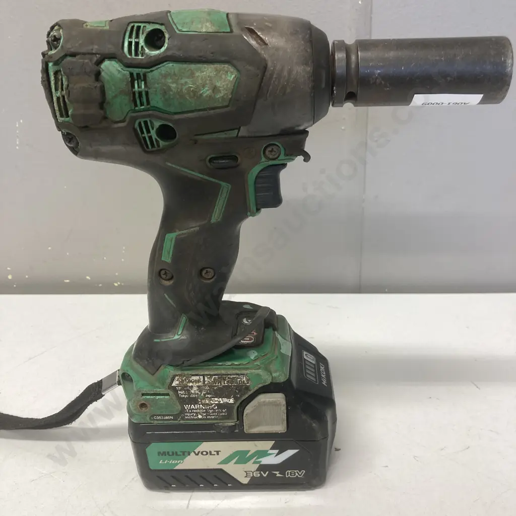 Hitachi 18V Impact driver Skin With Hikoki Multi Volt Battery Image 1++