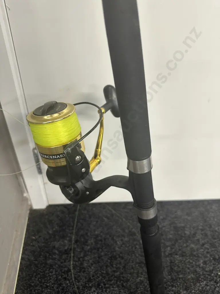 PENN Mercenary 750SW Reel (4+1 Bearing System) With MaxiStrike Boat Spin 6 Foot Rod Image 1++