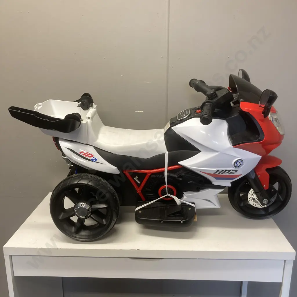 Kids Electric Ride on HP2 Superbike - Red (No Charger) Image 1++