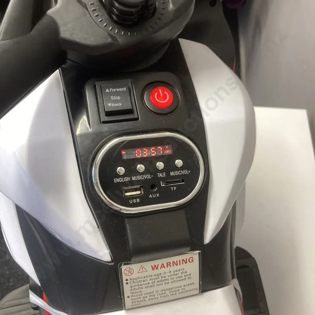 Kids Electric Ride on HP2 Superbike - Red (No Charger) Image 1++