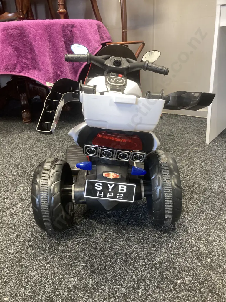 Kids Electric Ride on HP2 Superbike - Red (No Charger) Image 1++