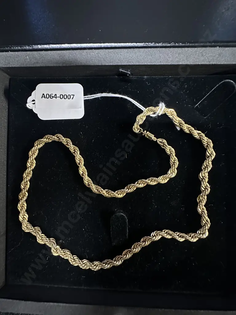 Gold Coloured Chain Necklace Image 1++