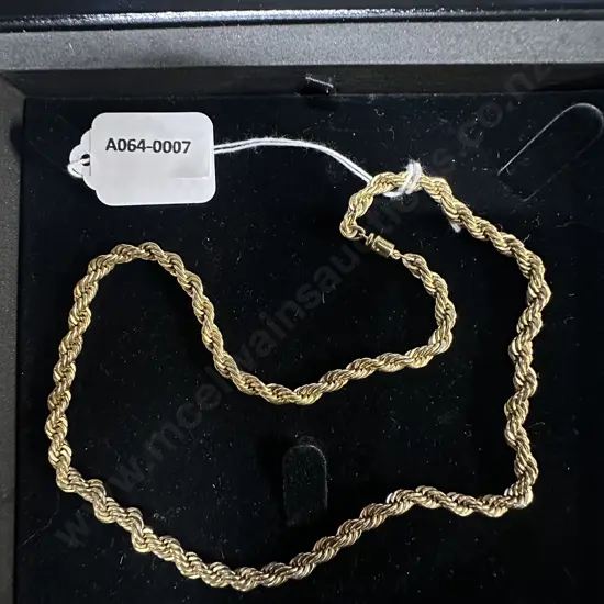 Gold Coloured Chain Necklace