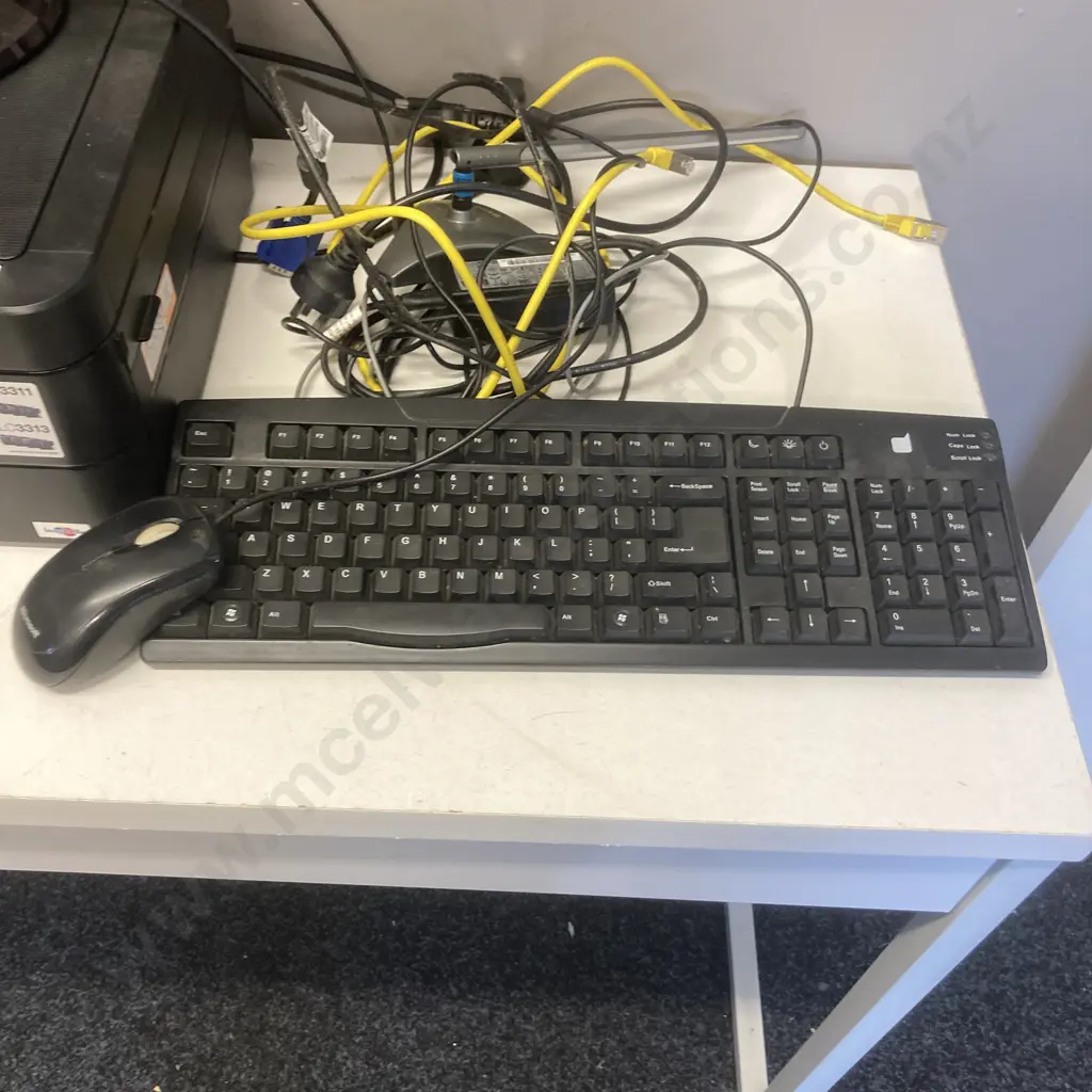 Samsung 20" LED Monitor S20C300BL, Brother MFC-J491DW Printer, Keyboard, Mouse, Cables Etc Image 1++