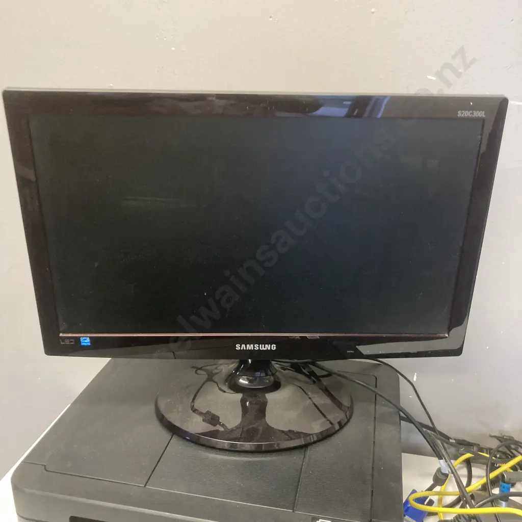 Samsung 20" LED Monitor S20C300BL, Brother MFC-J491DW Printer, Keyboard, Mouse, Cables Etc Image 1++