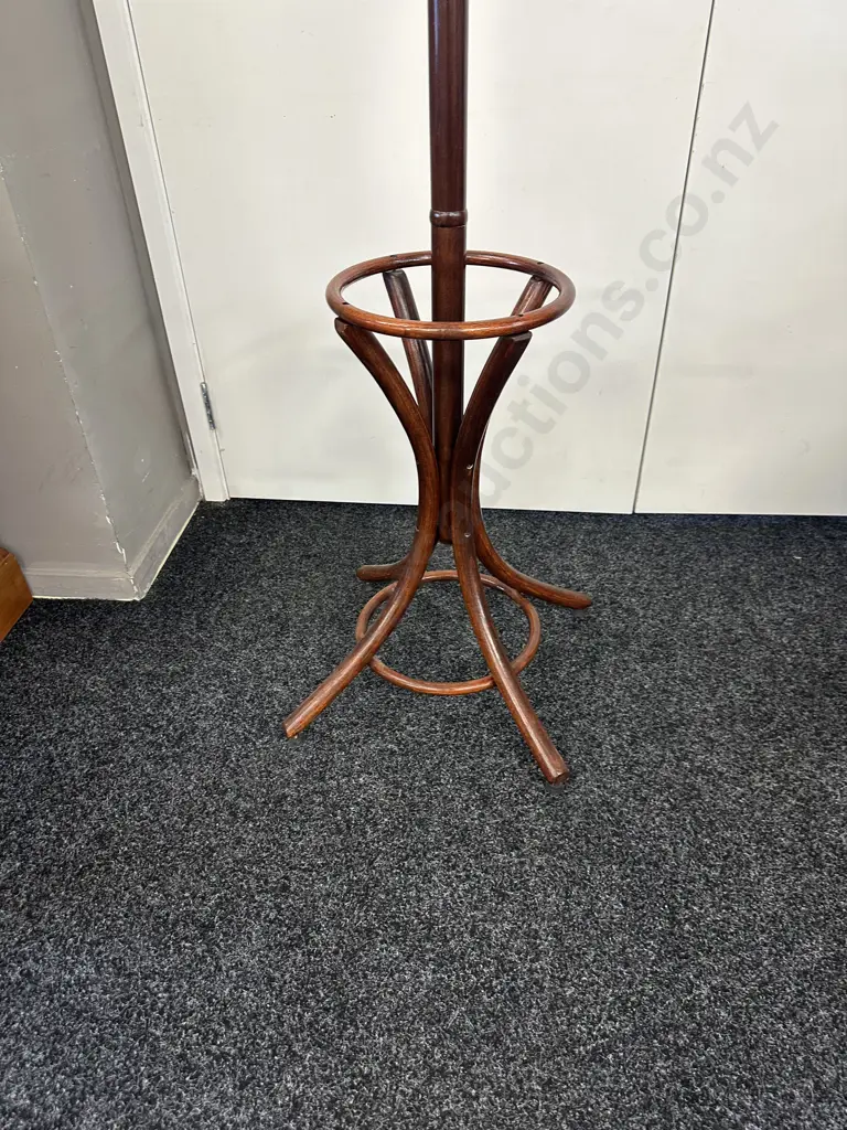 Wooden Freestanding Coat Stand With Revolving Top. H185cm Image 1++