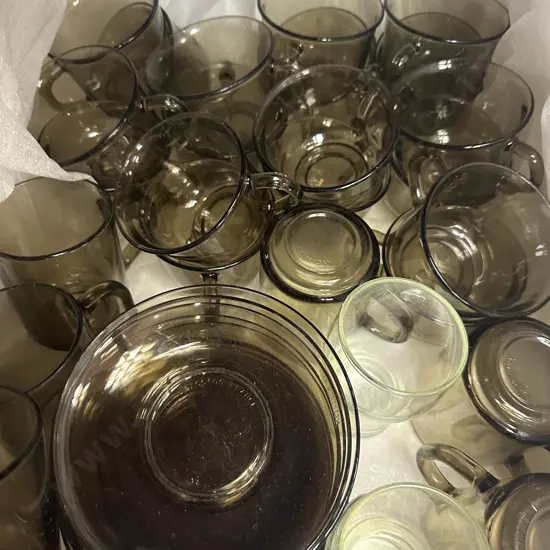 Lot of Vintage French Arcoroc Glassware