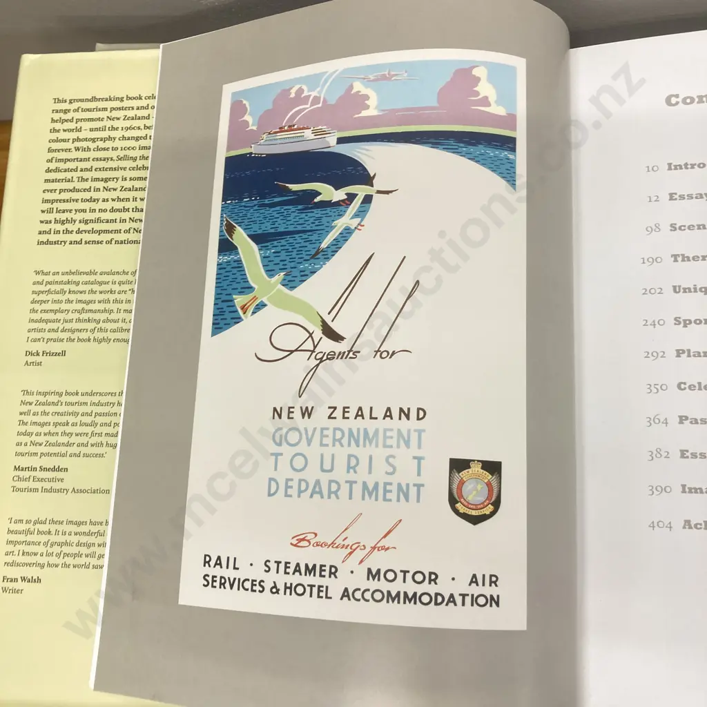 Selling the Dream: The Art of Early New Zealand Tourism - Alsop; Stewart; Bamford, 2012 Potton Publishing Image 1++
