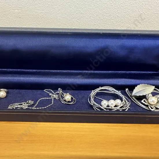 Vintage Brooches, Necklaces & Early Pearl Costume Jewellery