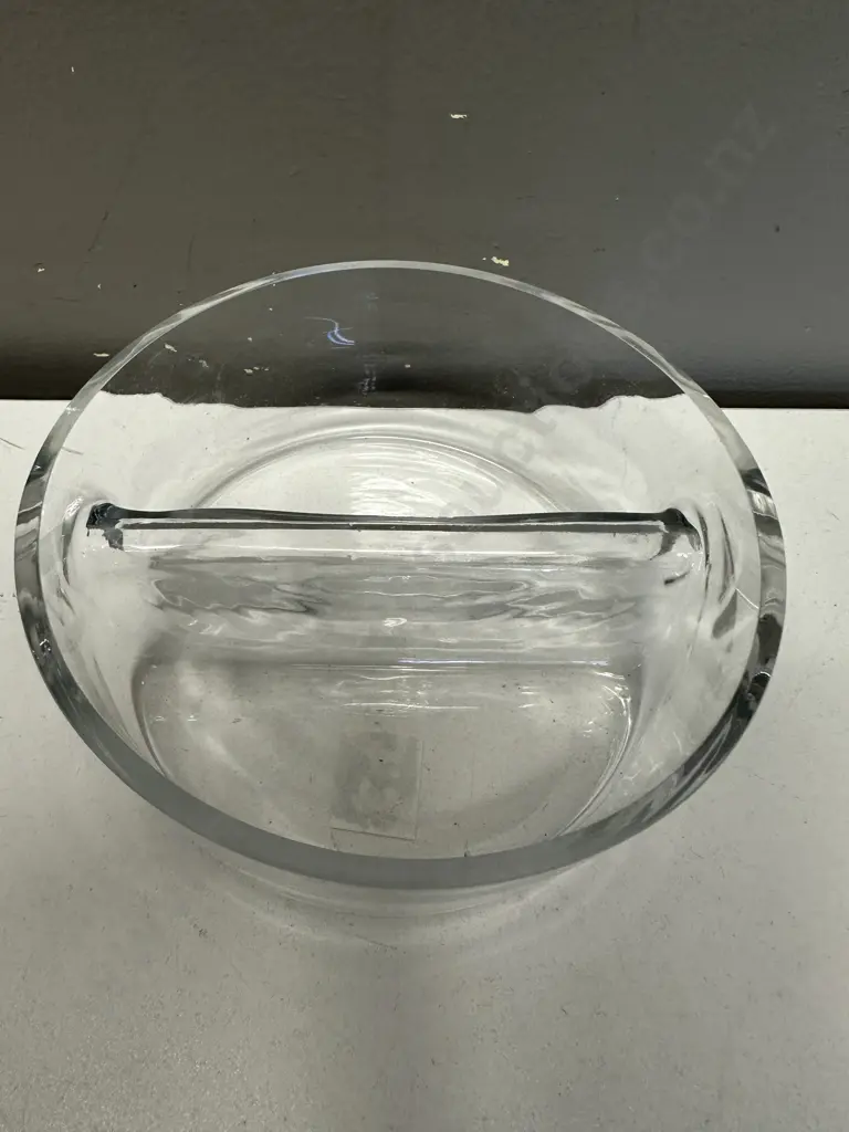 Rockingham By Andrew Hawley Handblown Glass Separated Dishes x3 Image 1++