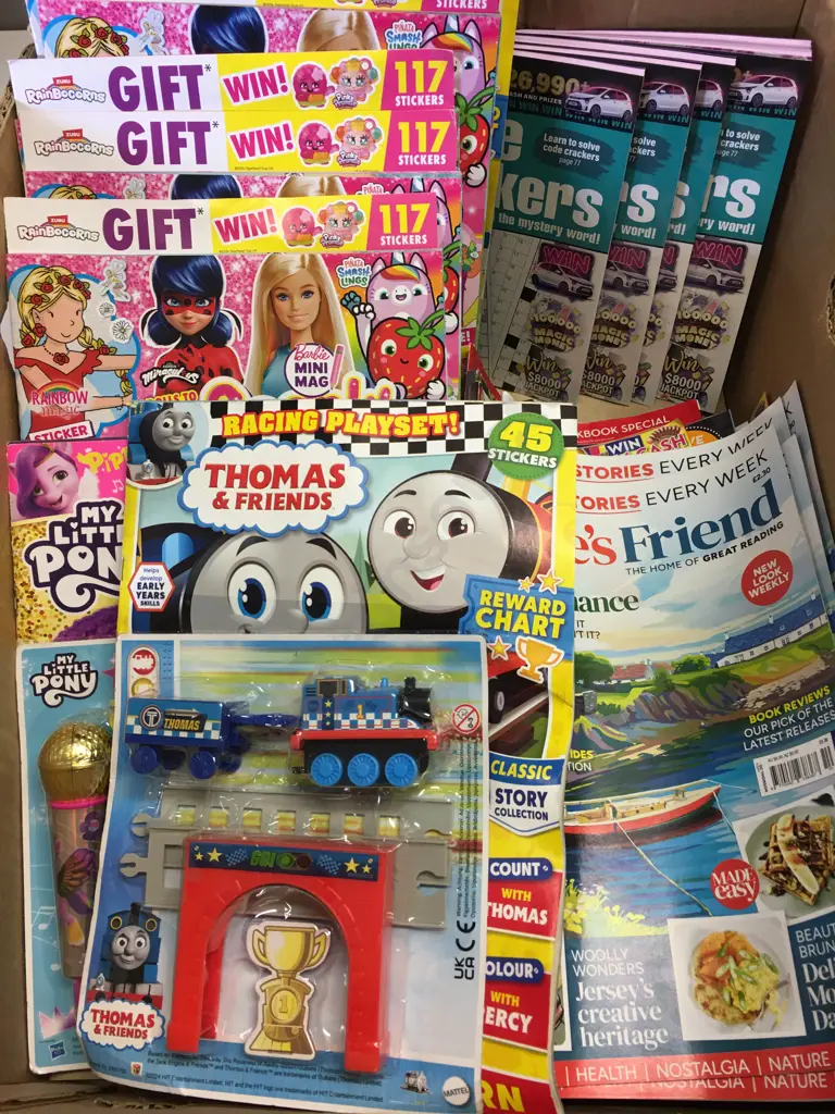 Box Assorted Magazines, Puzzle Books & Gift Sets Image 1++