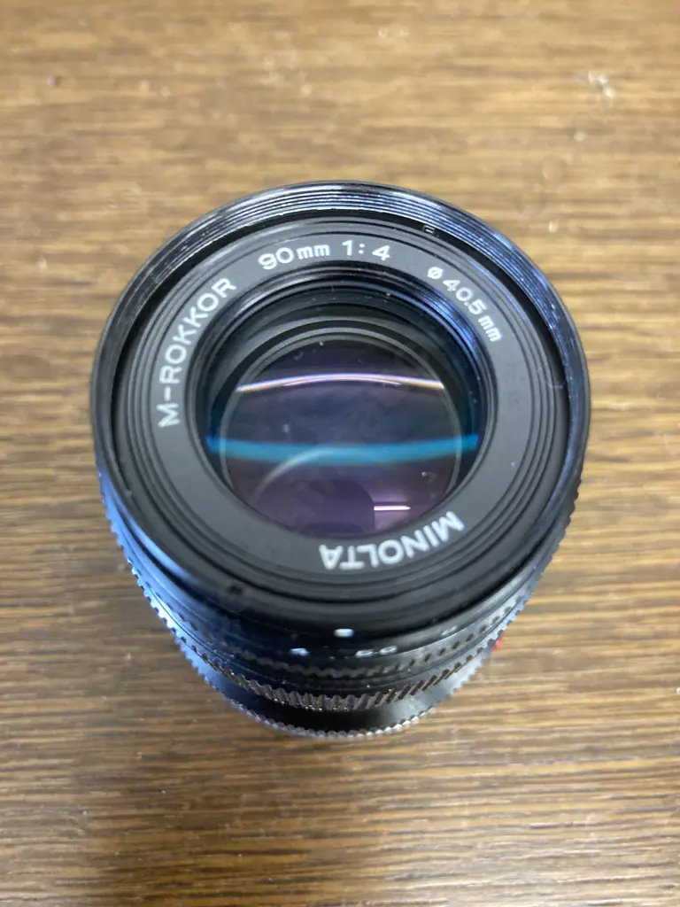 Minolta M-Rokkor 90mm f4 Lens With Cap - Leica M Lens Mount Image 1++