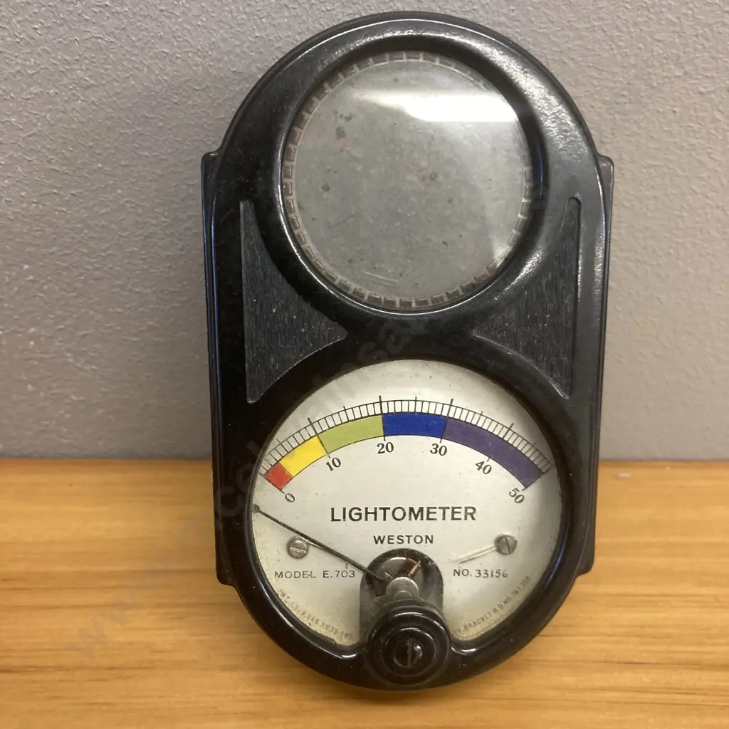 Weston E.703 Lightometer - Candle Light Meter With Leather Case Image 1++