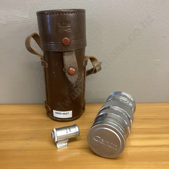 Canon 135mm f4 Serenar Telephoto Lens LTM L39 Leica Mount With Viewfinder & Case