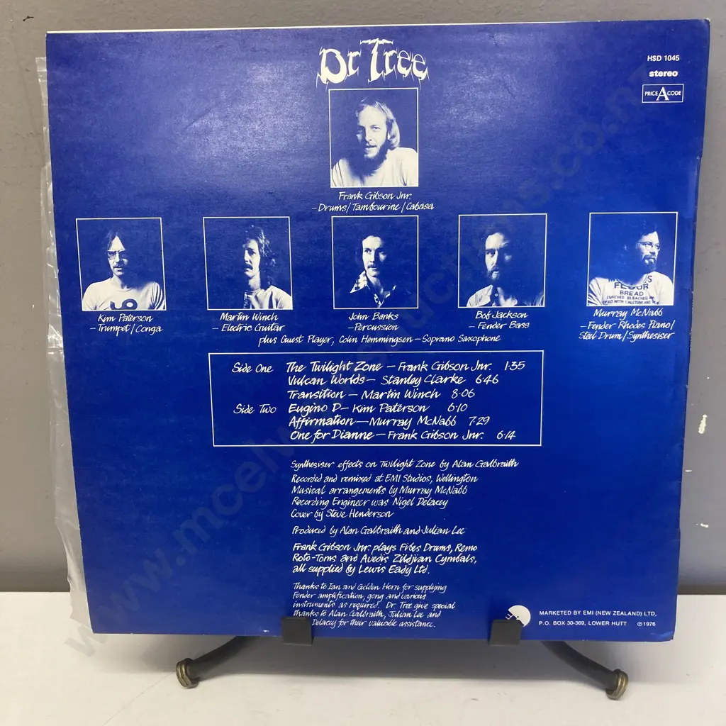 Rare Collectable Dr Tree - Dr. Tree Vinyl LP, Label EMI HSD 1045, 1976 New Zealand Image 1++