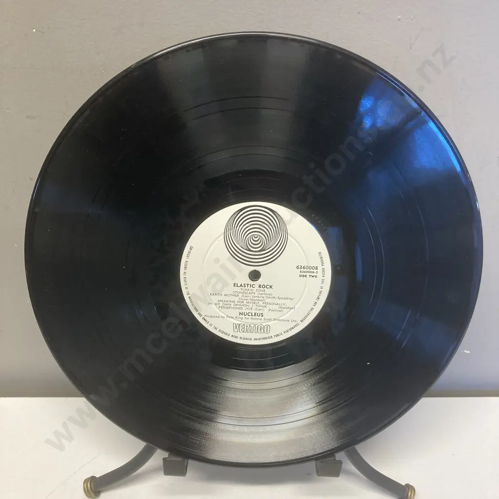 Nucleus - Elastic Rock Vinyl LP, Vertigo - 6360008 1970 New Zealand, Unipak Gatefold, Diecast Foldout Sleeve Image 1++