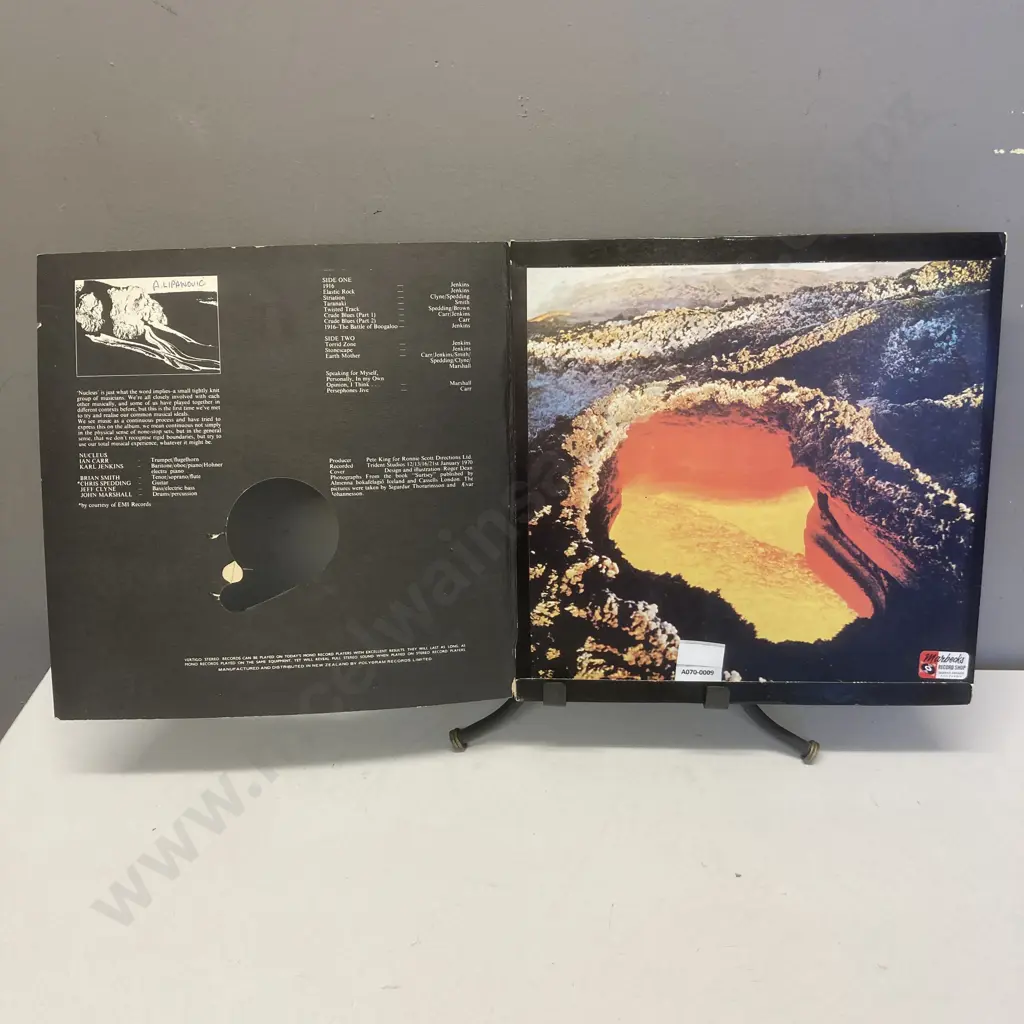 Nucleus - Elastic Rock Vinyl LP, Vertigo - 6360008 1970 New Zealand, Unipak Gatefold, Diecast Foldout Sleeve Image 1++