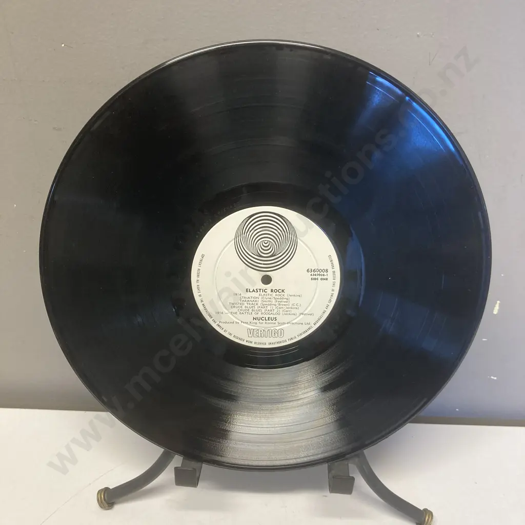 Nucleus - Elastic Rock Vinyl LP, Vertigo - 6360008 1970 New Zealand, Unipak Gatefold, Diecast Foldout Sleeve Image 1++