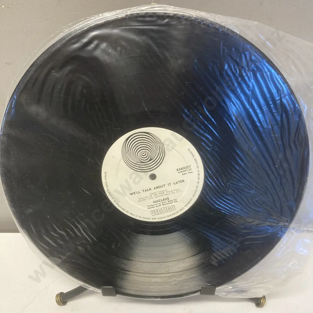 Nucleus "We'll Talk About It Later" Vinyl LP Vertigo - 6360027 1971 New Zealand Unipak Gatefold Image 1++