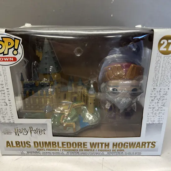 Albus Dumbledore With Hogwarts Funko Pop Vinyl, Boxed