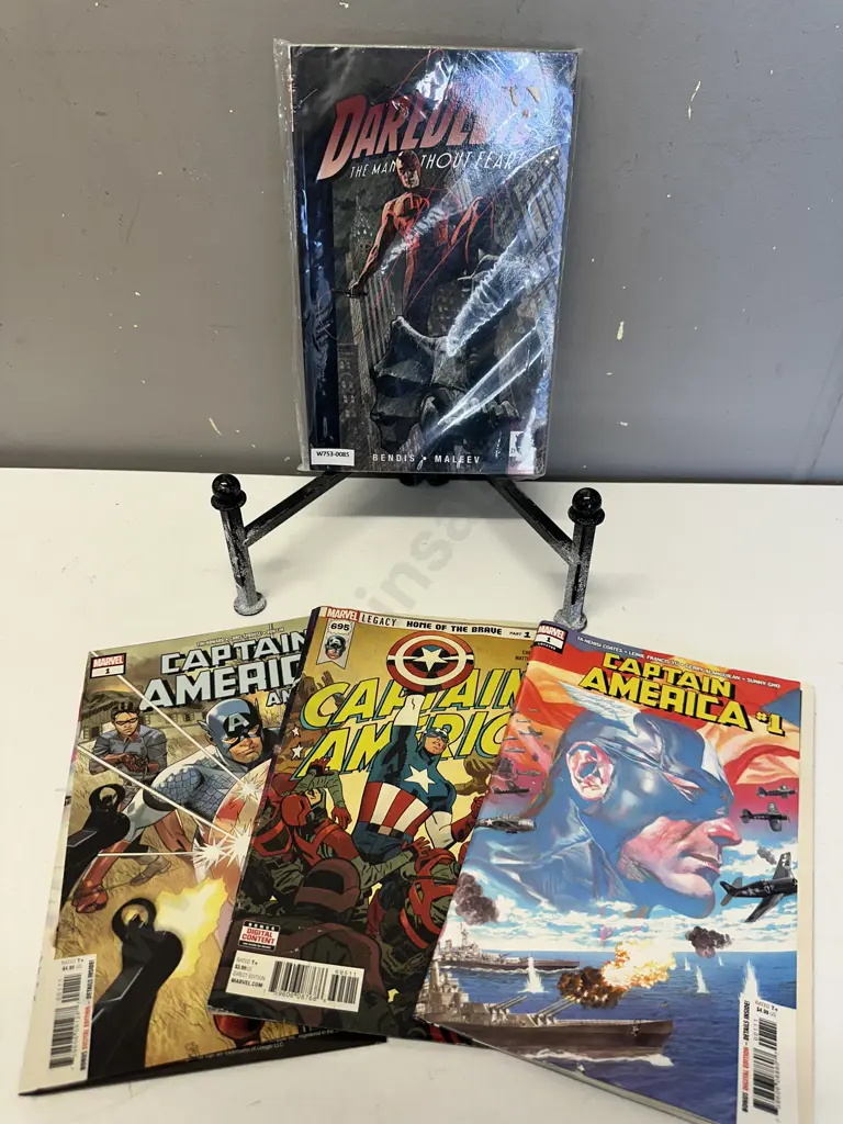 Captain America #1 (2018) First Print Alex Ross Cover Wraparound, Captain America Annual #1 2018, Etc Image 1++