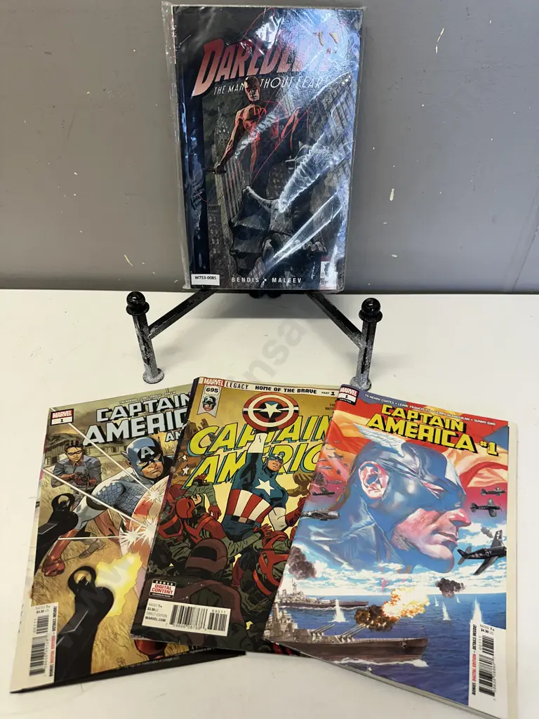 Captain America #1 (2018) First Print Alex Ross Cover Wraparound, Captain America Annual #1 2018, Etc Image 1++