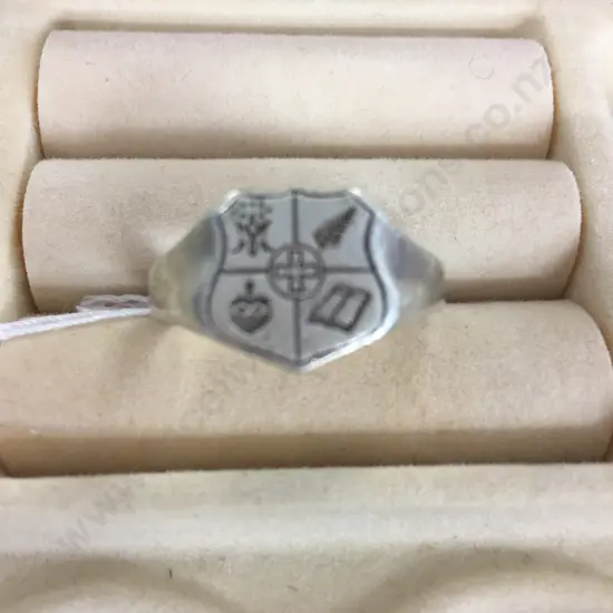 Sterling Silver Mens Ring Stamped MJS