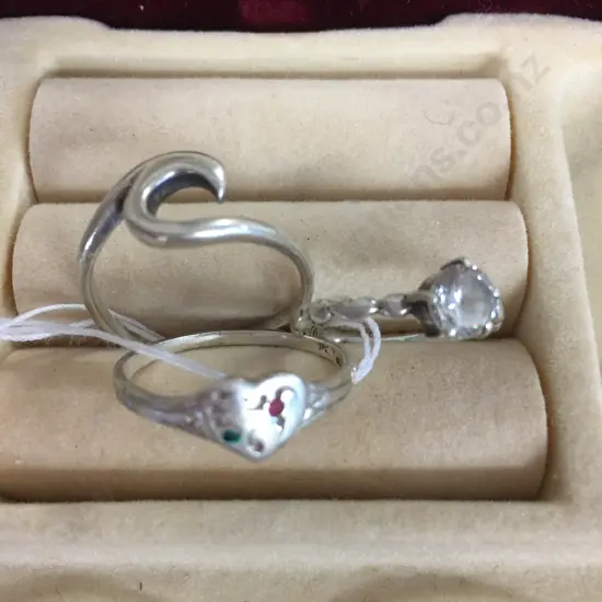 Selection Of Stamped 925 Rings