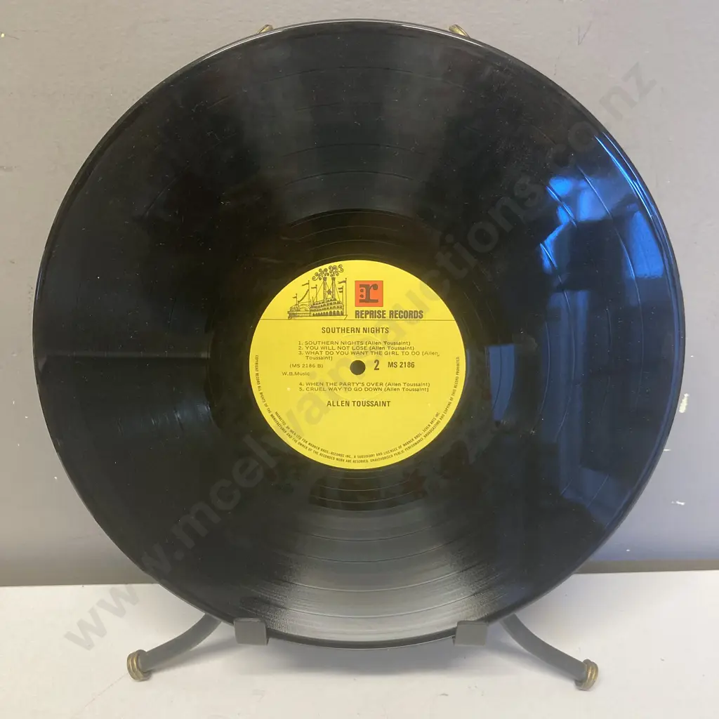 Allen Toussaint Southern Nights Vinyl LP, Reprise Records – MS 2186, 1975 New Zealand Image 1++