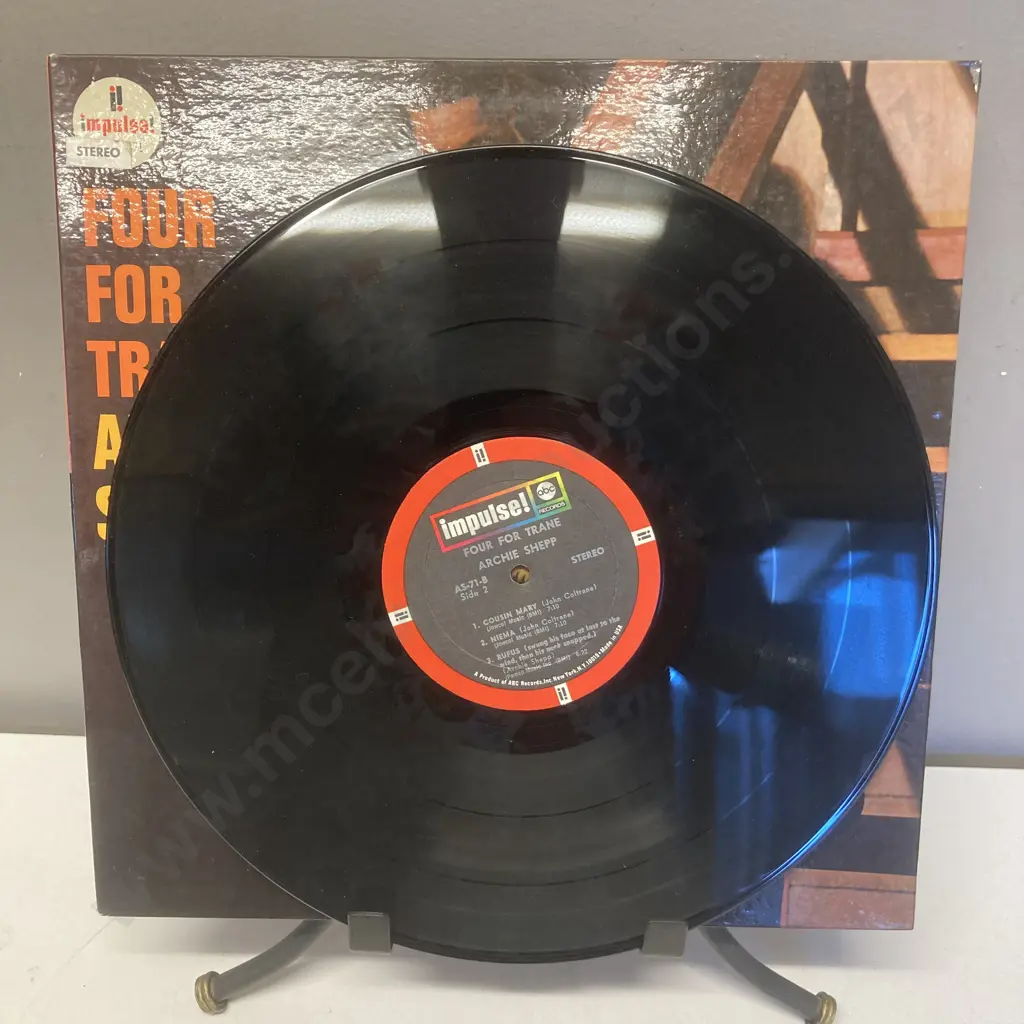 Archie Shepp – Four For Trane Vinyl LP, Impulse! AS-71, 1965 US, Stereo, Gatefold Image 1++