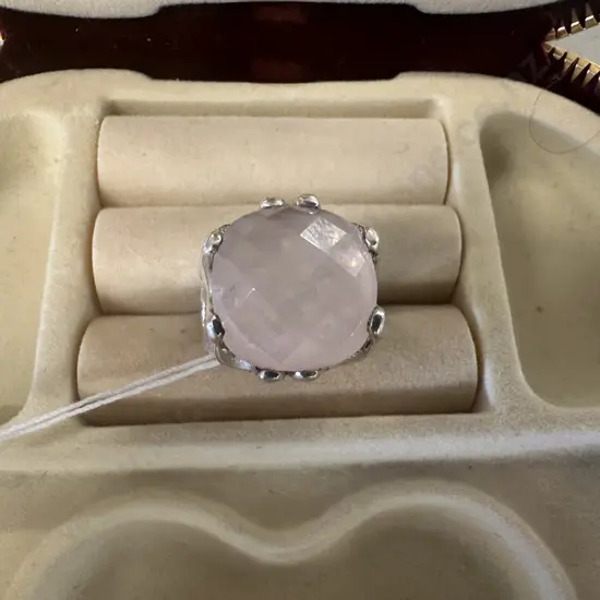 925 Pink Gemstone Ring