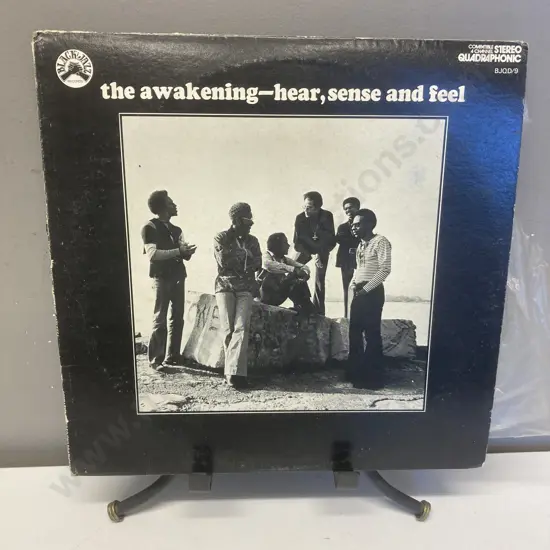 The Awakening (4) ‎– Hear, Sense And Feel Vinyl LP, Black Jazz Records ‎– BJQD/9,1972 US,Stereo, Quadraphonic