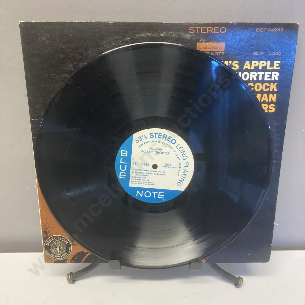Rare Collectable Wayne Shorter Adam's Apple Vinyl LP, Blue Note – BST 84232, 1966 US Image 1++
