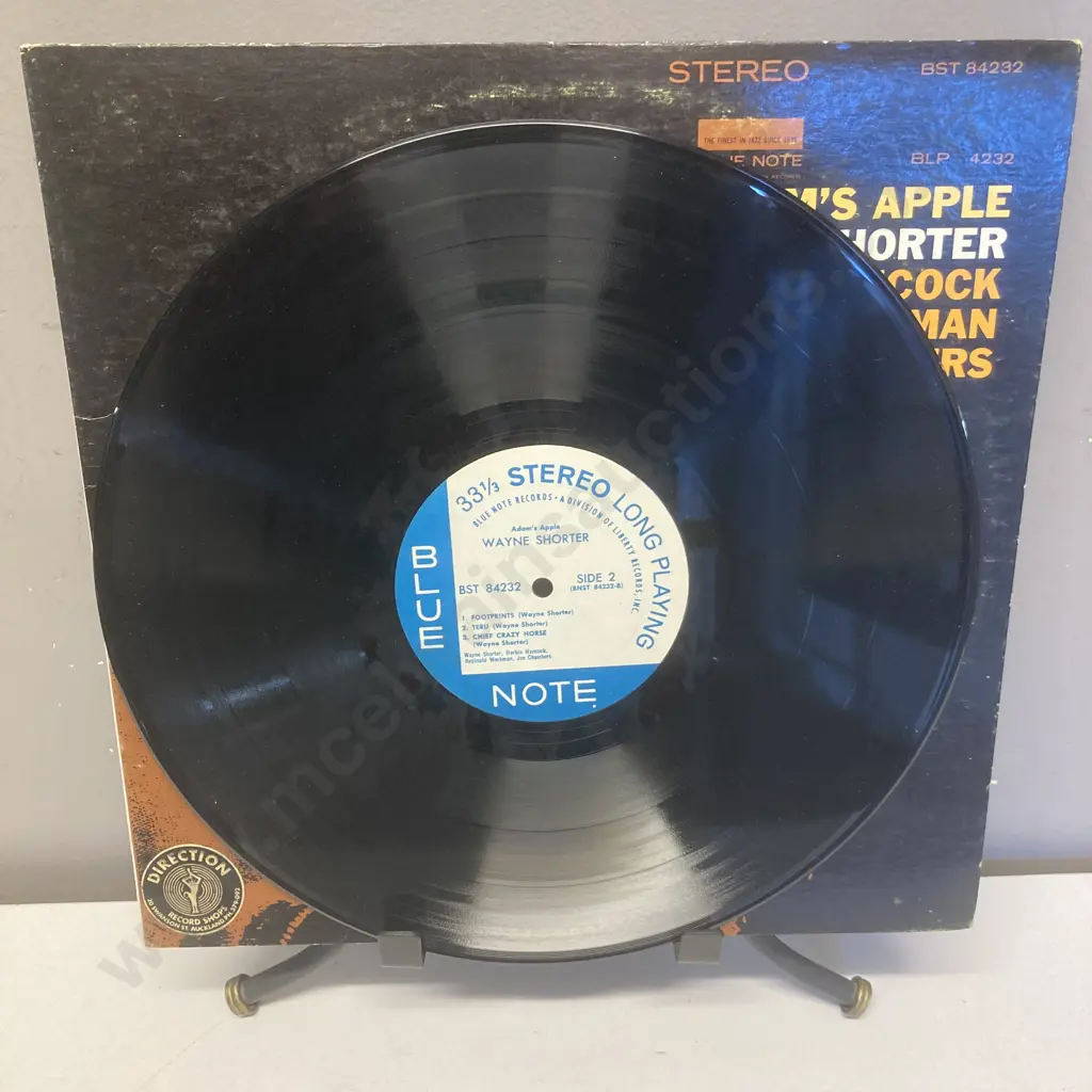 Rare Collectable Wayne Shorter Adam's Apple Vinyl LP, Blue Note – BST 84232, 1966 US Image 1++