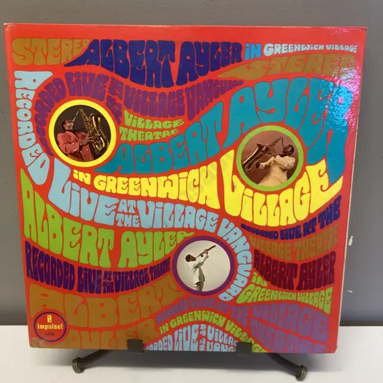 Albert Ayler ‎– In Greenwich Village Vinyl LP, Impulse! AS-9155, Impulse! A-9155,1967 US, Gatefold